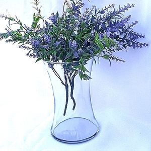 Minamalist Clear Glass Vase